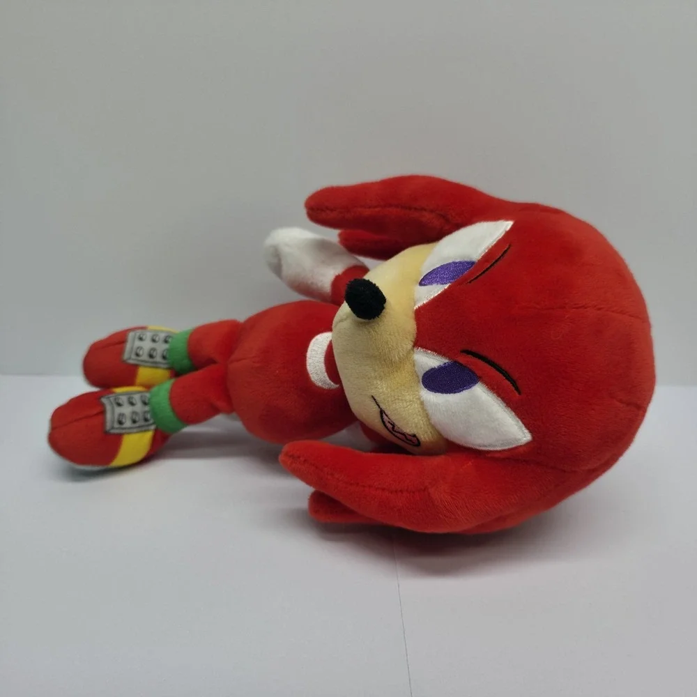 Sonic the Hedgehog KNUCKLES GRIN PLUSH Purple‎ Eyes Plush Toy